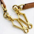 Hermes Kelly Bolide Shoulder Strap Brown Gold — view 5