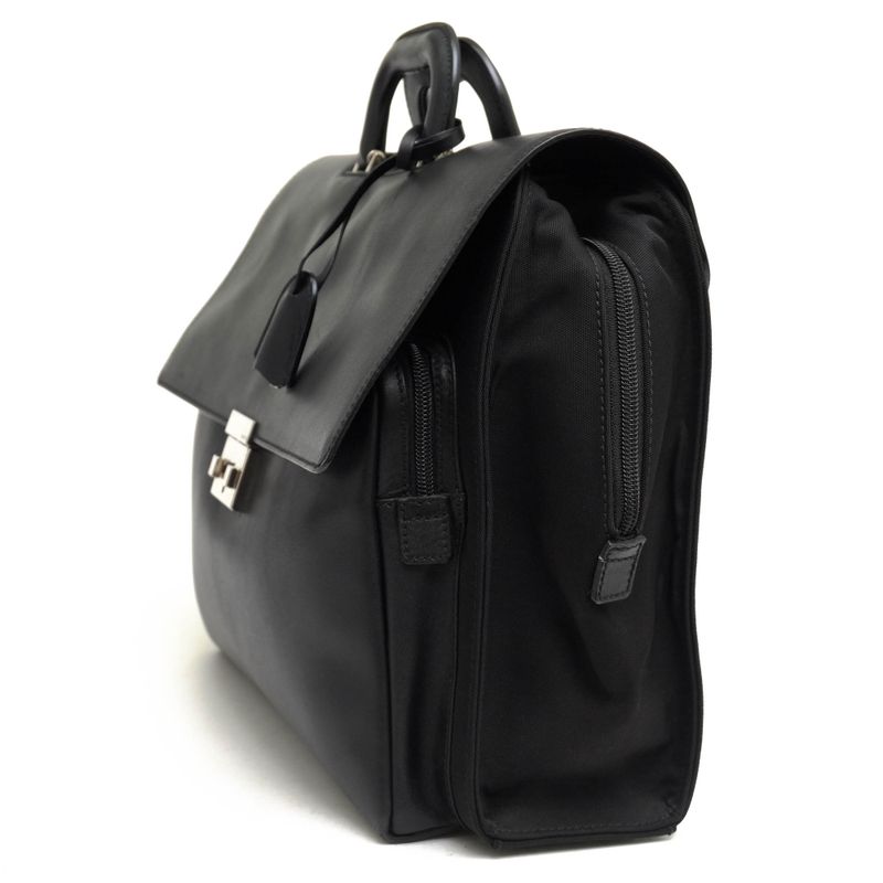 Gucci Bags Briefcase Business Bag Men Leather Black Flap Style — view 4