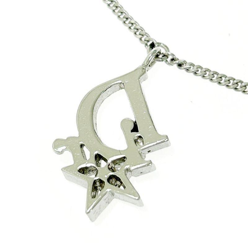 Christian Dior Rhinestone Logo Star Bracelet Silver — view 5