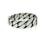 Gucci Silver Interlocking G Chain Ring 5.1 925 Engraved — view 3