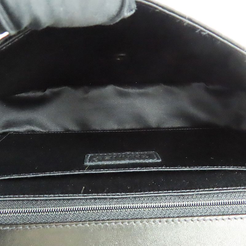 Chanel Vintage New Travel Line All Black Chain Shoulder Bag — view 8