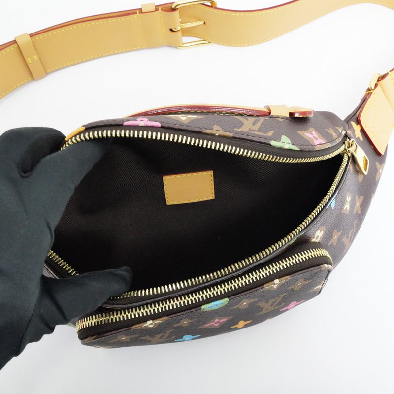 Louis Vuitton Monogram Kuragi Rush Bum Bag Brown Shoulder Body — view 6