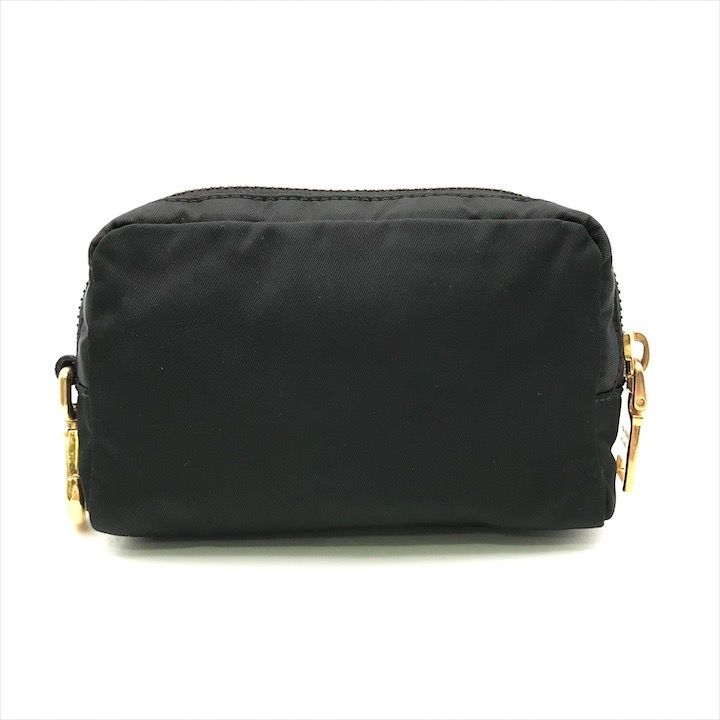 Prada Nylon Tessuto Ribbon Pouch — view 2