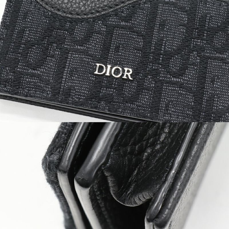 Dior Business Card Holder Case Depth Oblique Saddle — view 8