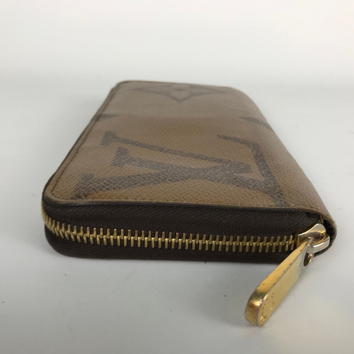 Louis Vuitton Monogram Giant Reverse Zippy Wallet Brown — view 6