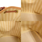 Louis Vuitton Petit Noe Monogram Rayures Beige Brown Shoulder Bag — view 9