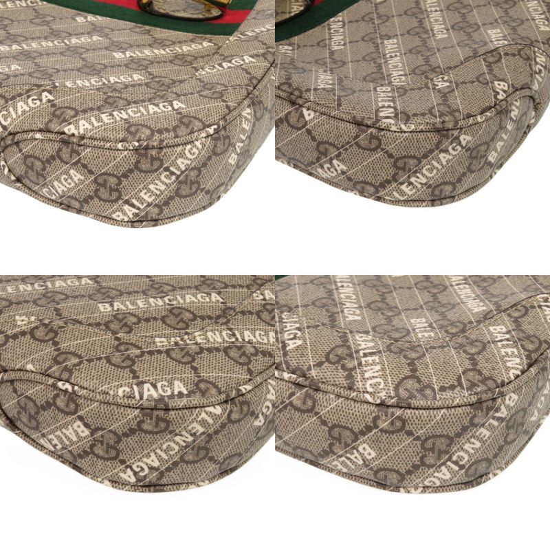 Gucci Balenciaga Jackie Polyester Cotton Beige 0294 Handbag — view 5
