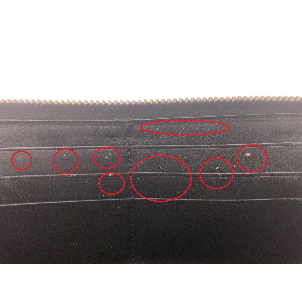 Gucci Diamante Studded Round Zipper Long Wallet GG 2 Heads — view 5