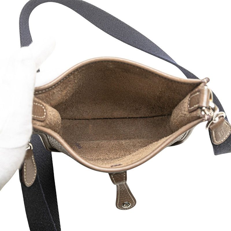 Hermes Evelyne TPM Amazon Etoile Glaze Silver Hardware Taurillon Clemence — view 6