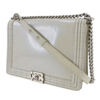 Chanel Chain Shoulder Boy Enamel Bag — view 2