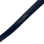 Christian Dior I Love Paris Belt Slim Small Heart Pattern Logo Total Leather — view 9