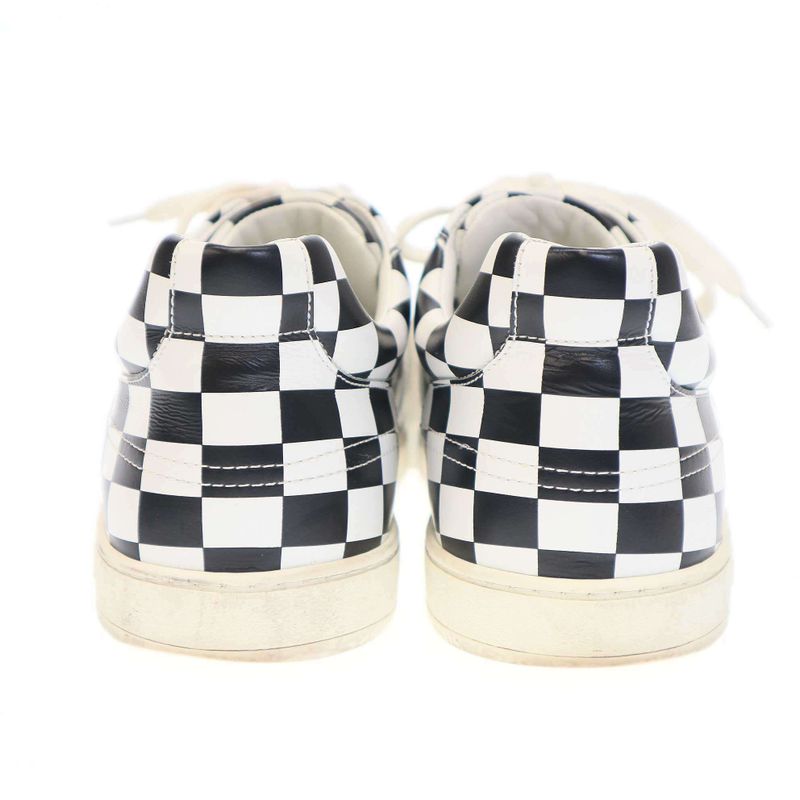 Christian Dior D-Bee Checker Sneakers Ls0218 Black and White 41 — view 3