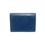 Fendi Trifold Compact Wallet 8 Blue Gold Hardware — view 2