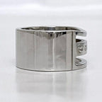 Gucci Logo Ring Silver Size 19 — view 7