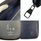 Louis Vuitton Epi Zippy Wallet Vertical Navy — view 4