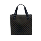 Celine Vintage Macadam Blason Pattern Leather Handbag Mini Tote Bag