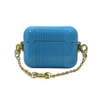 Fendi Airpods Case Earphone Key Holder Charm Light Blue — view 2