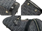 Dior Trotter Line Handbag Navy Orange Silver — view 6