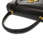 Gucci Lady Lock Leather Black Gold Hardware 000 46 0210 2-Way Handbag 0066 — view 5