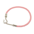 Hermes Jumbo Bracelet Leather Rose Confetti Silver Hardware 1531 — view 4