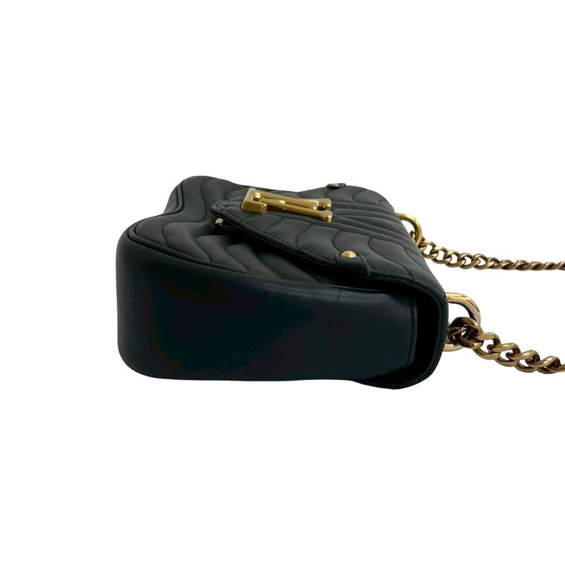 Louis Vuitton New Wave Leather 2-Way Chain Shoulder Bag Handbag — view 7