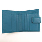 Gucci Wallet Men Leather Blue 2091 Interlocking G — view 5
