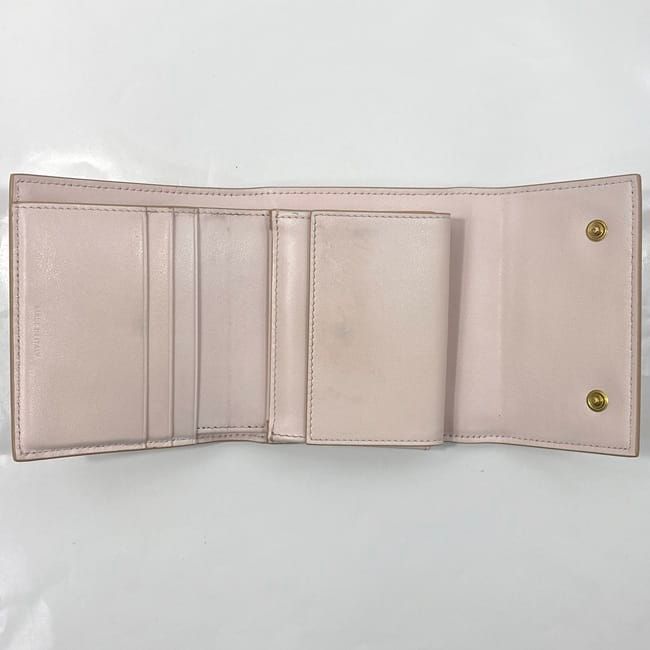 Celine Wallet Trifold Pink Beige 10 B57 — view 5