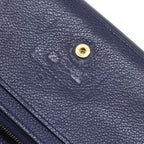 Louis Vuitton Bifold Long Wallet Portefeuille Lock Me Navy — view 8