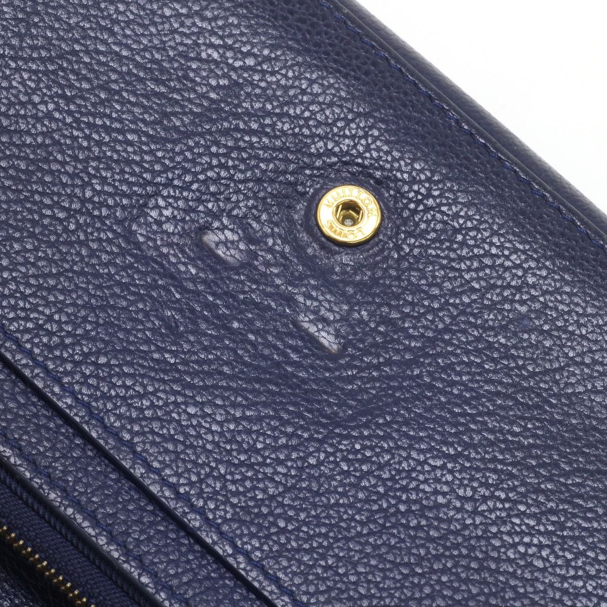 Louis Vuitton Bifold Long Wallet Portefeuille Lock Me Navy — view 8
