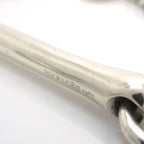 Hermes Cadena SV Necklace AG 925 Vintage Silver Box Padlock Bar — view 8