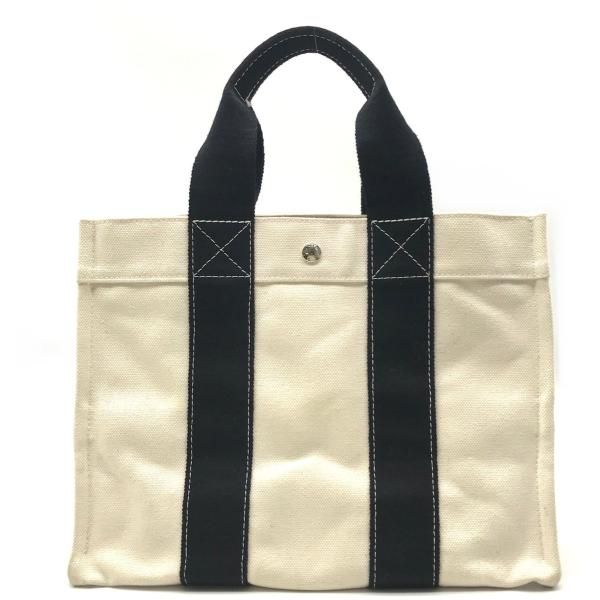 Hermes Canvas Bora Hand Bag White — view 3