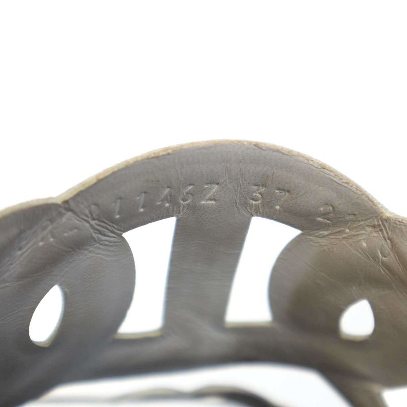 Hermes Extra Sandals Black White 37 — view 6