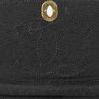 Chanel Quilted Paris Limited Chain Shoulder Satin Black With Gold And Silver — view 8