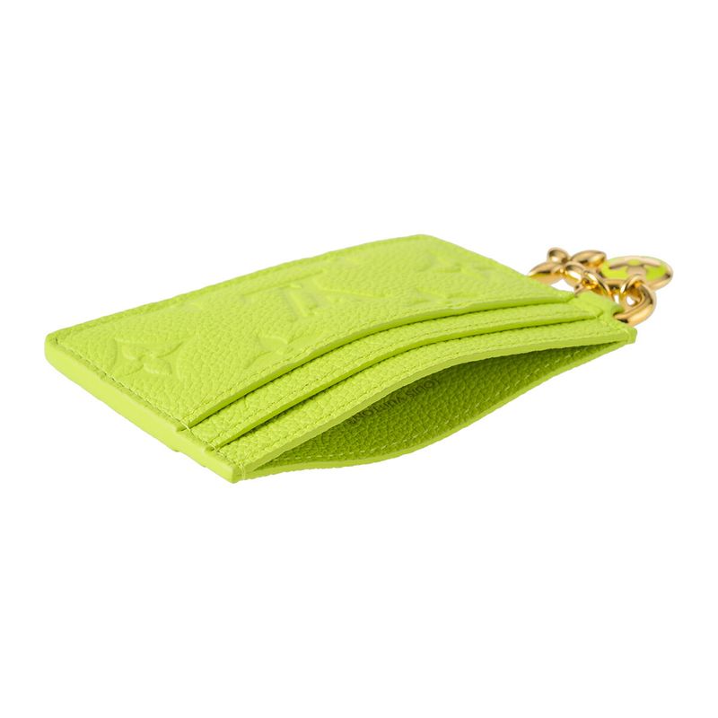 Louis Vuitton Card Case Holder Charm Zesty Lime — view 4