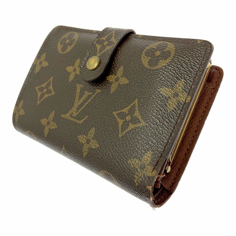 Louis Vuitton Monogram Porte Monnaie Vieviennois Brown Bifold — view 2
