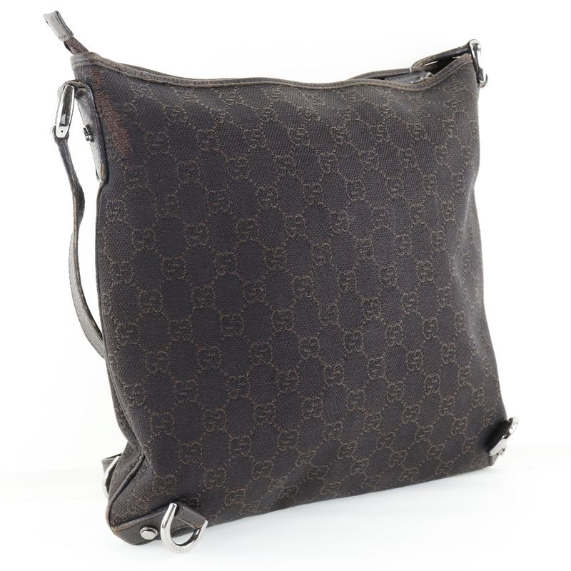 Gucci Abby GG Canvas Brown Women Shoulder Bag — view 3