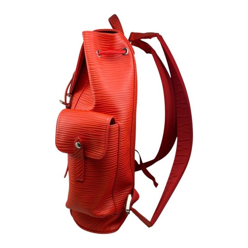 Louis Vuitton Backpack Christopher MM Epi Logo Red — view 3