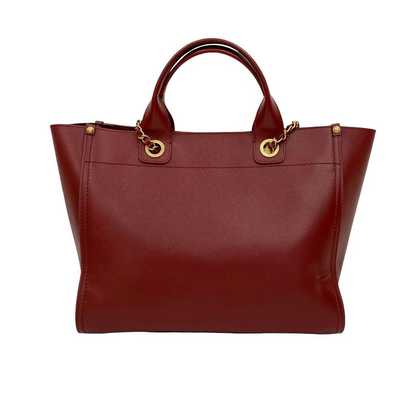 Chanel Deauville Caviar Leather 2-Way Handbag Semi-shoul — view 4