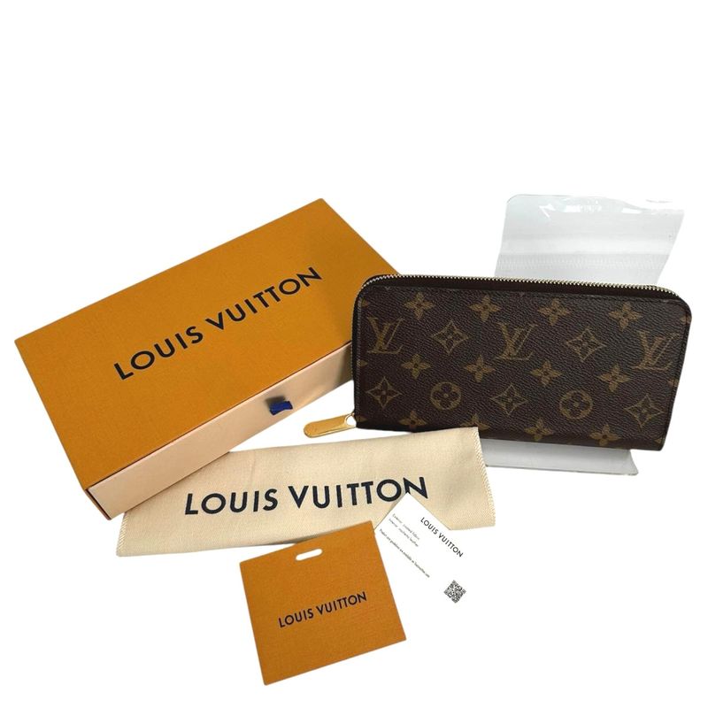 Louis Vuitton Monogram Round Zipper Zippy Wallet Long — view 8