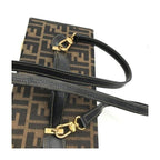 Fendi Zucca Trunk Vanity 2-Way Hand Bag Brown — view 7