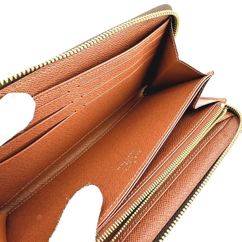 Louis Vuitton Monogram Round Zipper Zippy Wallet Long — view 9
