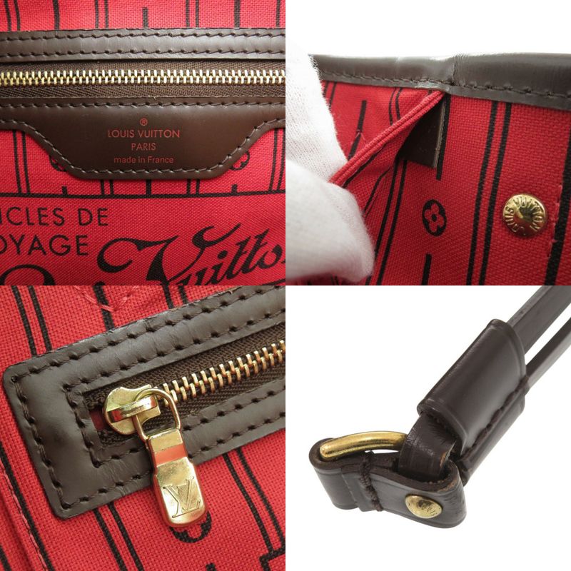 Louis Vuitton Neverfull PM Damier Brown Tote Bag 1294 — view 8