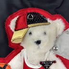 Prada Nylon Tessuto Tote Bear Basket Black — view 3