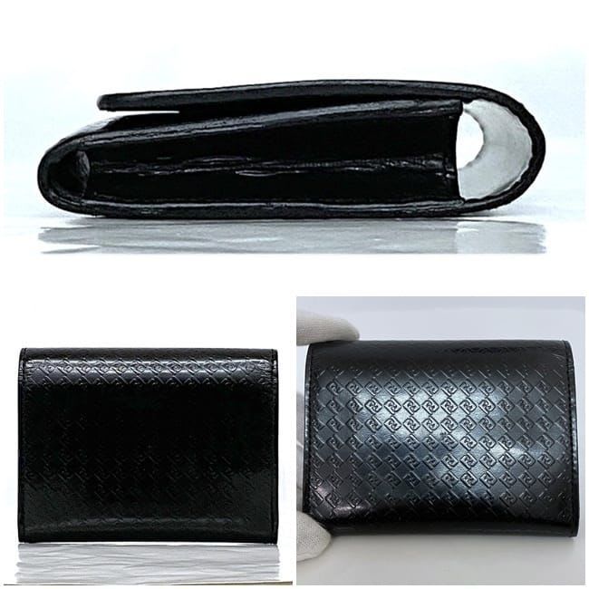 Fendi Card Case Black Micro Zucca — view 3