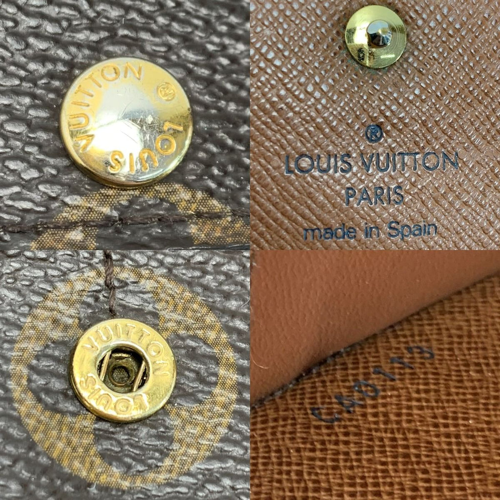 Louis Vuitton Monogram Portefeuille Sarah Bifold Wallet Leather — view 6