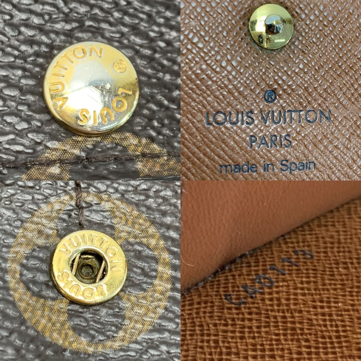 Louis Vuitton Monogram Portefeuille Sarah Bifold Wallet Leather — view 6