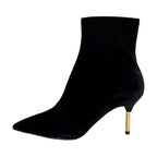 Louis Vuitton Ultimate Line Short Boots Ankle Monogram Heel Suede — view 3