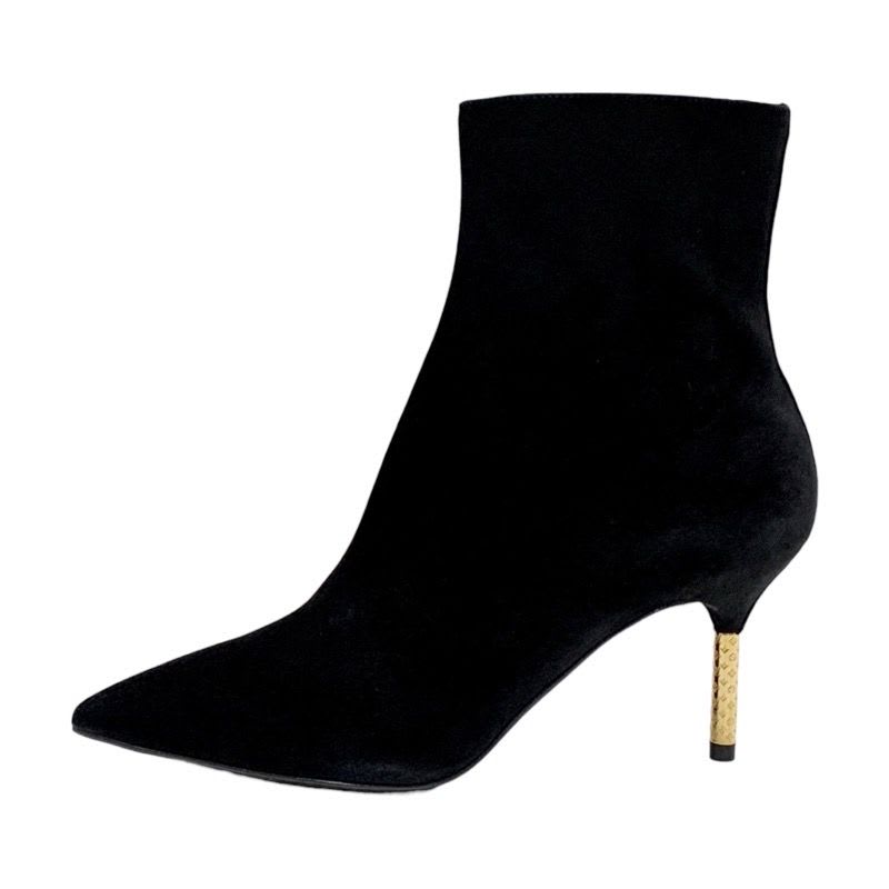 Louis Vuitton Ultimate Line Short Boots Ankle Monogram Heel Suede — view 3