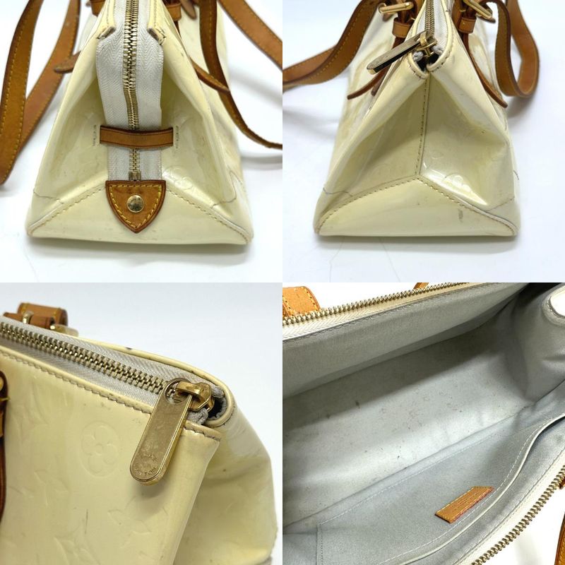 Louis Vuitton Handbag Rosewood Avenue Monogram Vernis Canvas Pe Lou White — view 8