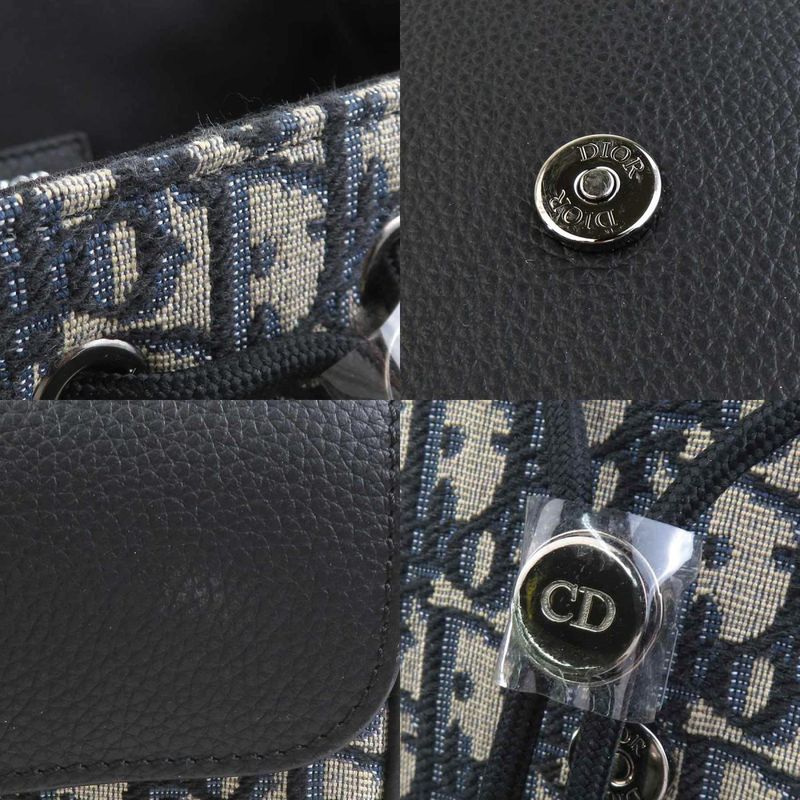 Christian Dior Backpack Oblique Saddle — view 8
